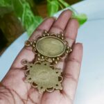 antique bronze pendant 16