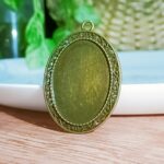 antique bronze pendant 21