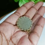 antique bronze pendant 26