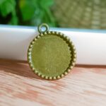 antique bronze pendant 36