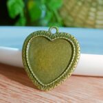 antique bronze pendant 47