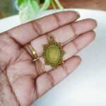 antique bronze pendent 06