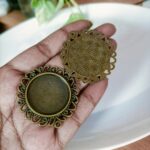 antique bronze pendent 09