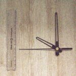 CLOCK HAND BLACK POINTED