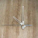 CLOCK HAND SILVER POINTED