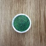 DUSTY GLITTER GREEN