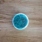 DUSTY GLITTER PEACOCK BLUE