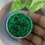 DUSTY GLITTER GREEN