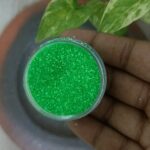 DUSTY GLITTER LIGHT GREEN