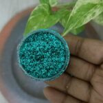 DUSTY GLITTER PEACOCK BLUE