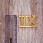 1inch ROMAN WITH STICK NUMBERS