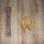12 PCS GOLD STICK NUMBERS 1 inch